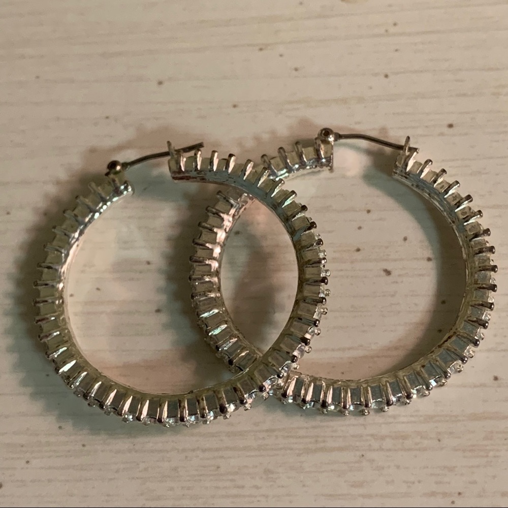 Macy’s CZ Circle Hoops - Picture 11 of 12